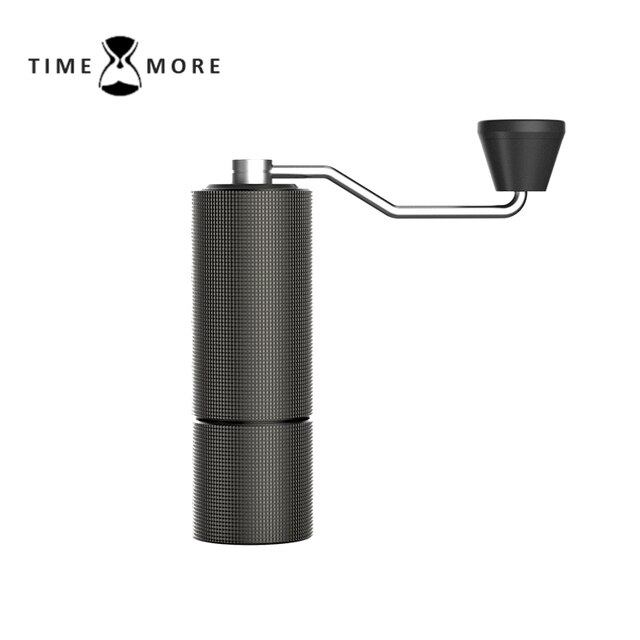 TIMEMORE upgrade Chestnut C2 Manual Coffee Grinder Portable Hand Grinder Mill With Double Bearing Positioning: C2 Black