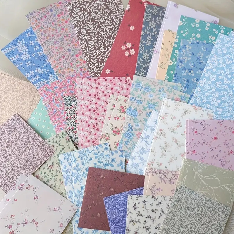 60st Vintage Collage Scrapbooking Journal Materiaal papier Kaarten maken DIY Retro Bron Papier Creatieve Memo Briefpapier: Licht Groen