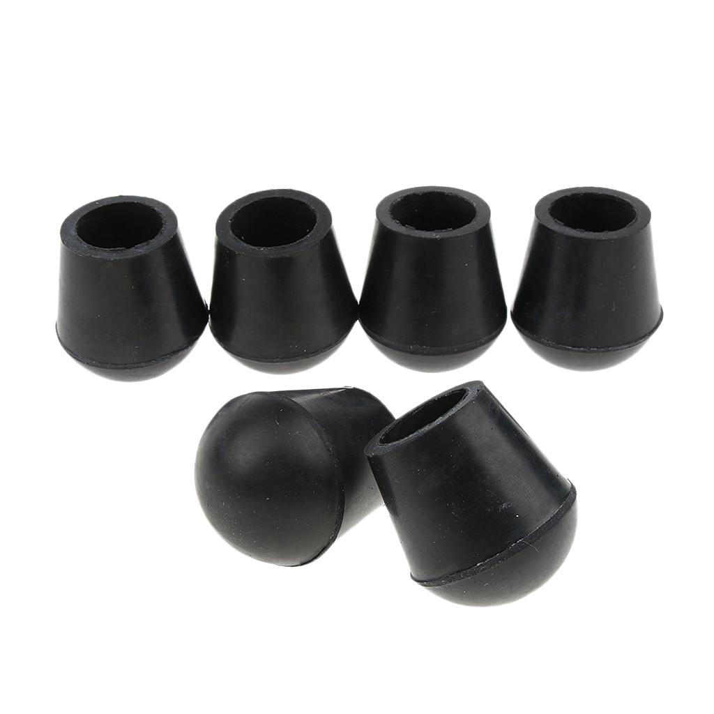 6 stücke Gummi Gehstock Tipps Der Reparatur Teile für Dreieck Hocker Krücken Stock Spazierstock Stuhl 7/8 zoll