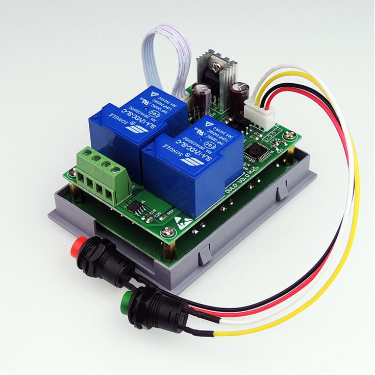 12V 24V 10A Overcurrent Protection Device / Digital DC Motor Protection Reversing Switch