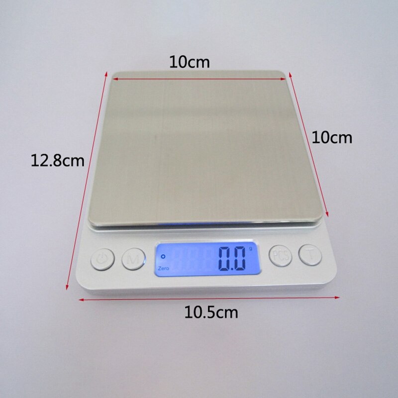Balanza Digital de cocina 3000G/0,01G pequeña balanza para alimentos gramo Digital peso y onzas, balanza de gramo Digital