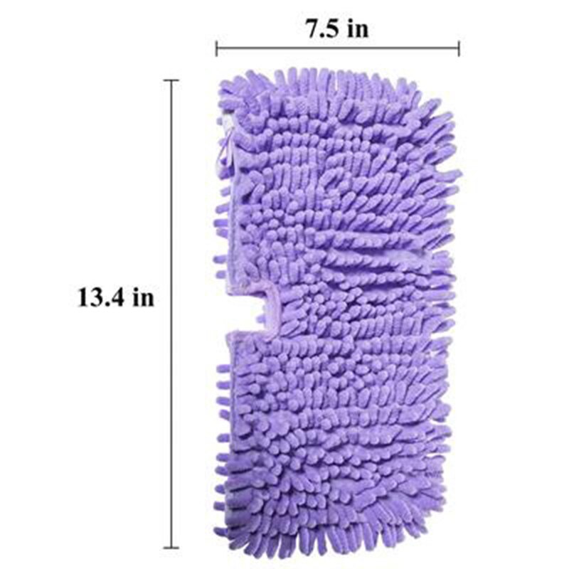 10Pcs Chenille Garen Materiaal Stoomreiniger Hoofd Mop Pads, voor Shark S3550/S3901/S3601/S3501 Serie Stoomreiniger Onderdelen