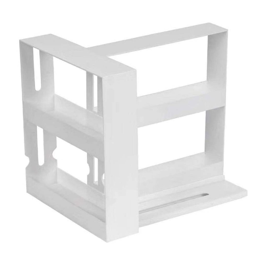 Practical Universal Spice Jar Rack Shelf Stackable 2 Layer Seasoning Organizer Rack Pantry Pan Organizer Home Kitchen Shelving