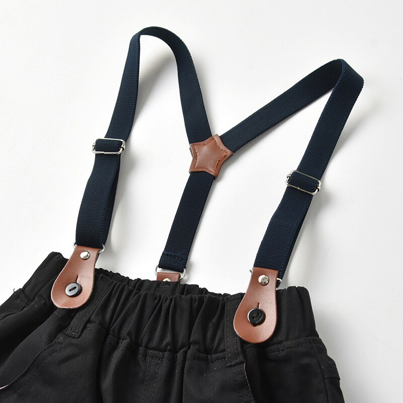 Pantalon en coton noir uni pour garçon | Tendance,