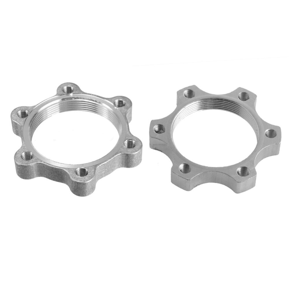 1pc Fahrrad Freilauf Gewinde Naben Disk Aluminium Fahrrad Gewinde Naben Disk Bremsscheibe 6 Bolzen Flansch Adapter Radfahren Zubehör