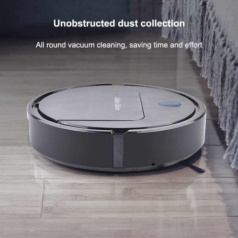 Robot aspirador ultradelgado para el hogar, aspiradora con carga Usb, 2200Pa, succión automática, inteligente, en húmedo y seco