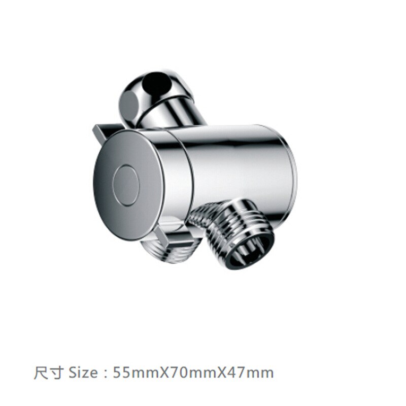3 Way Luxury Shower Combo System Multi Function Switch Adapter Valve Shower T-shaped Water Trap: Without socket