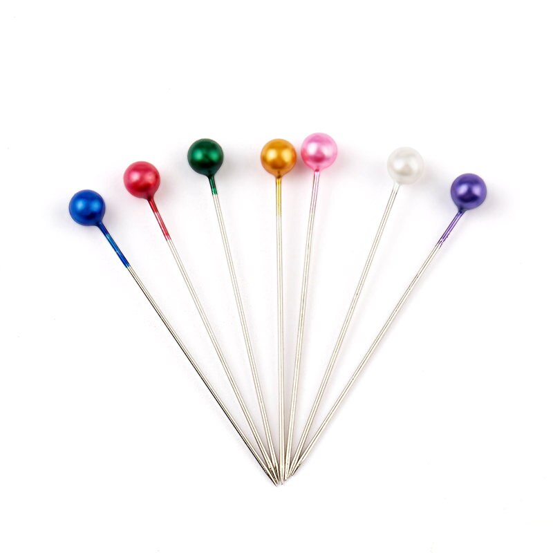 100PCS edelstahl schneiderin pins bunte ball köpfe nadeln Einfach Schmuck Machen Werkzeuge perlen pins für schmuck, die DIY