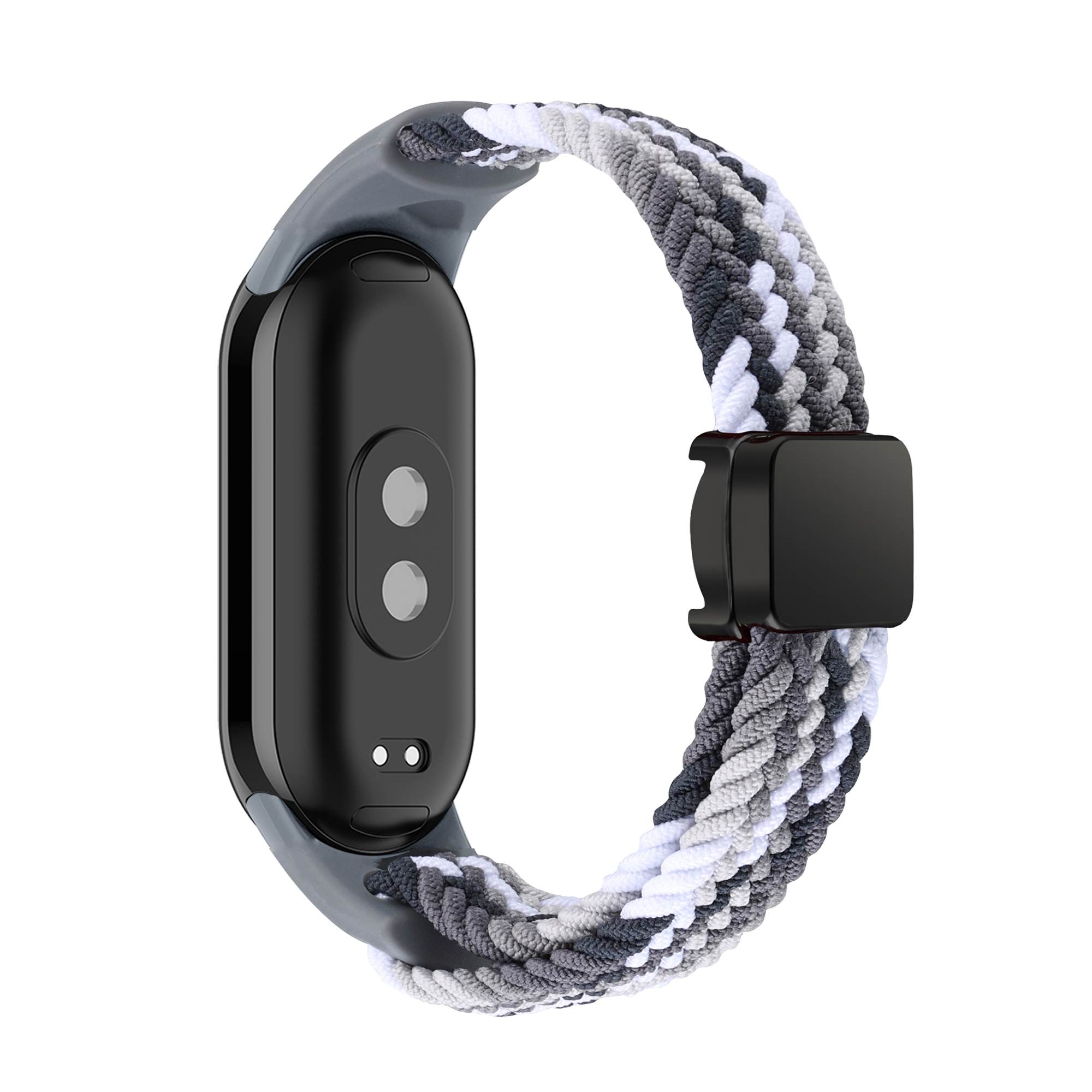 Correa trenzada para Xiaomi Mi Band 9 y 8, accesorio de nailon magnético, repuesto de pulsera, NFC