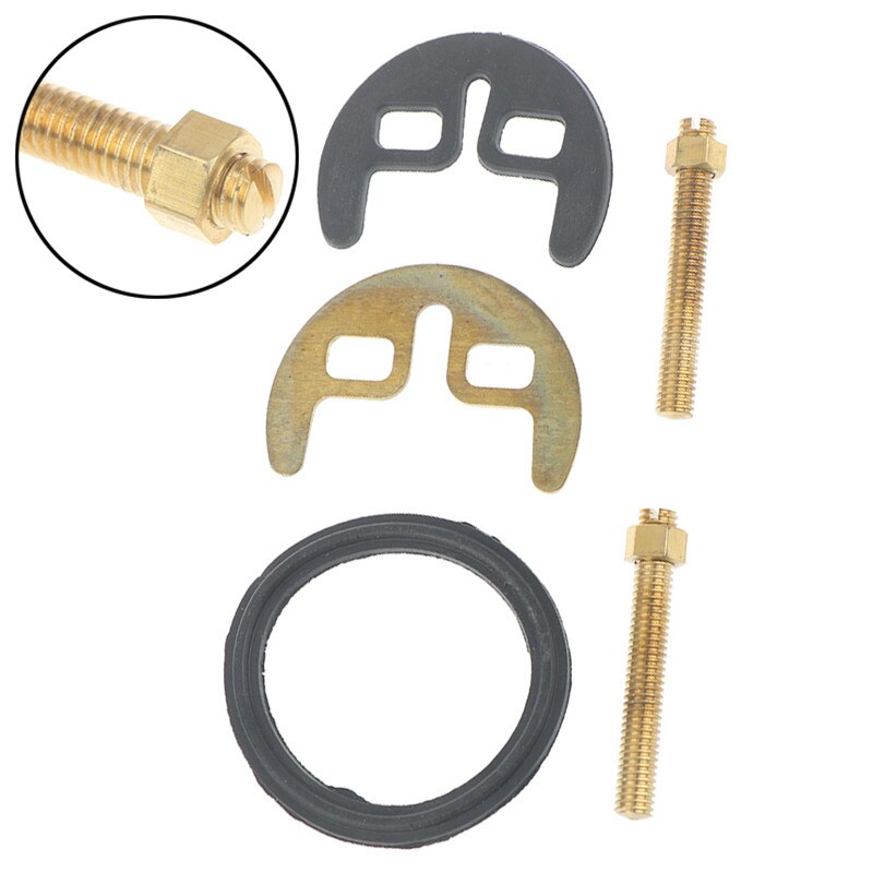 Kitchen Tap Faucet Fixing Fitting Kit M8 Bolt Washer Wrench Plate Set Basin Tool Bathroom Faucet Accessories