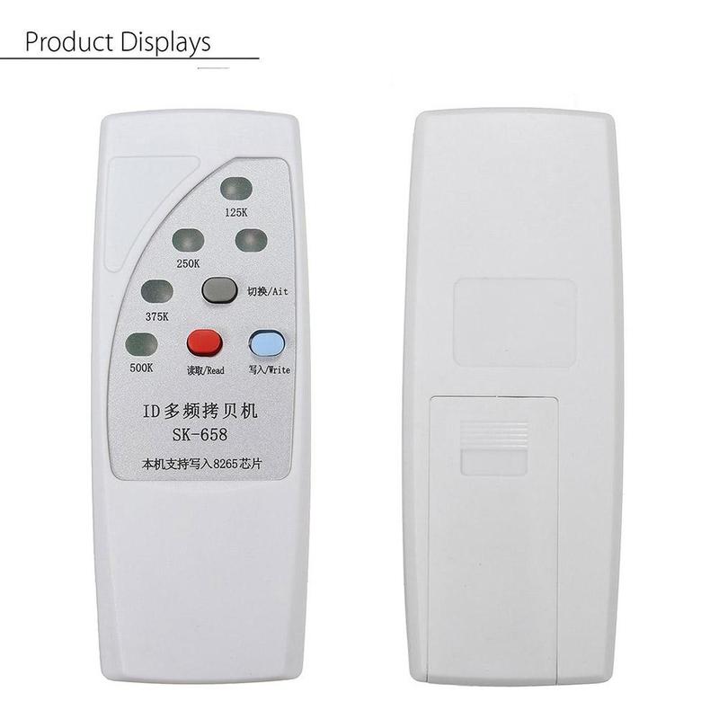 Lector de tarjetas de acceso RFID 5 uds. Tarjeta de Identificación + 5 uds. Kit de llavero lector de identificación portátil duplicador de ID 125khz lector de ID