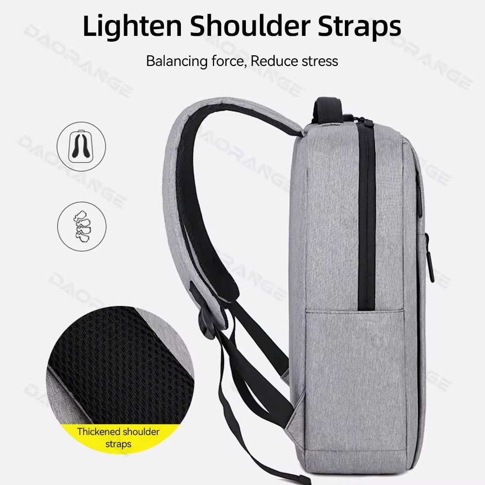 Laptopveske usb-ryggsekk til macbook luft pro lenovo asus hp dell stor kapasitet reise vanntett pc-deksel med flere lommer