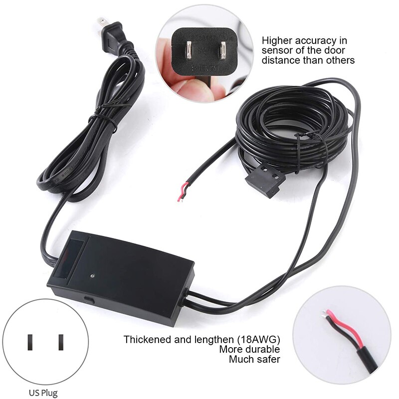 Retail Smart Garage Door Opener - WiFi Garage Door Control Compatible with Alexa, Google and IFTTT for IOS Android US Plug