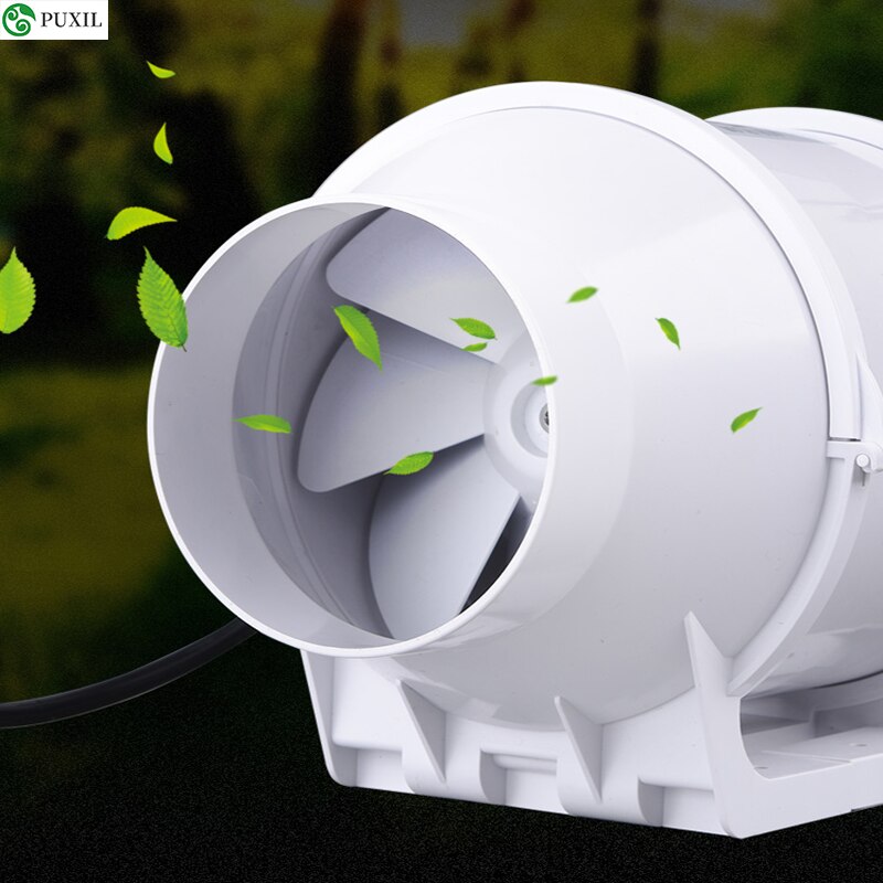 Round duct fan 100 kitchen fumes 4 inch extractor fan bathroom ventilation fan strong extractor silent HF-100S