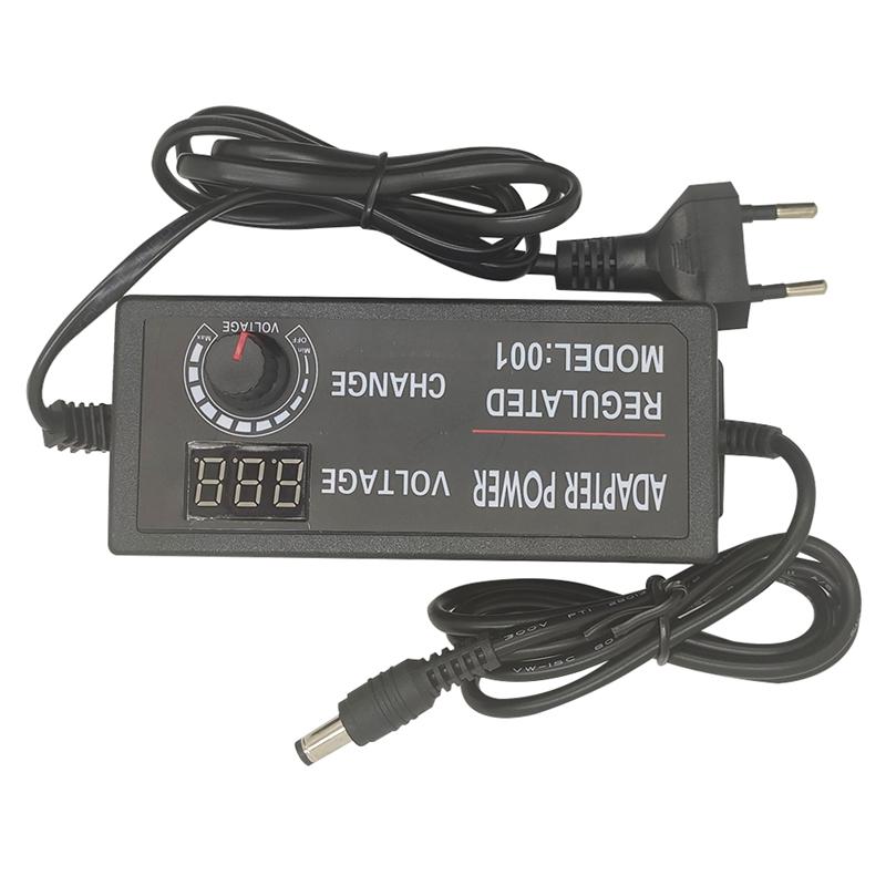 Power Adapter Digitale Screen Power Adapter 72W 9-24V 3A 60W 3-12V 5A verstelbare Voeding Voor Licht Strip Met Eu Plug