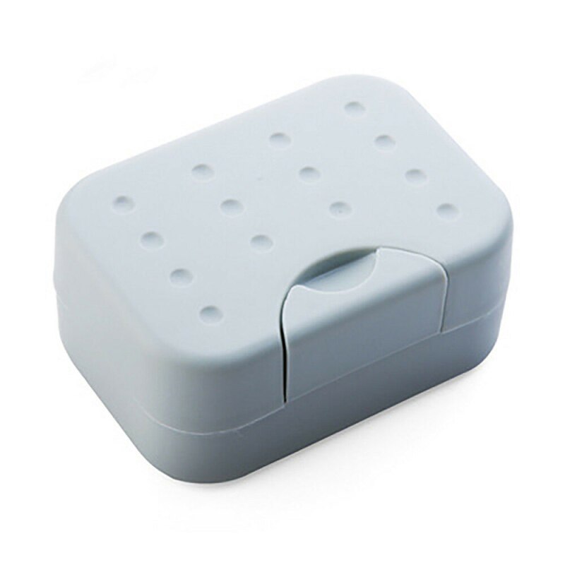 Travel Soap Dish Box Case Holder For Home Or Travelling,Simple Cleaning Travel Soap Dish Box Soap Saver Soap Holder: Gray
