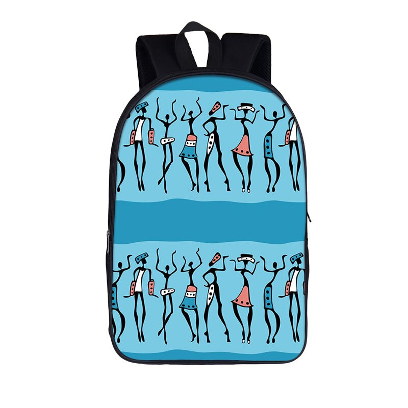 Latin Amerika Schule Taschen für Kinder Afrikanische Tradtional Druck Grundschule Tasche Kinder Schulter Bagpack Mädchen Buch Tasche: 16afrio20