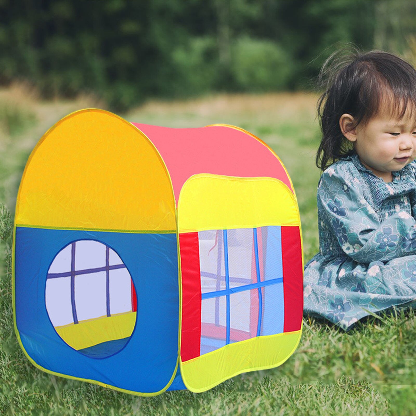 Vouwen Kids Play Tent Draagbare Home Tuin Playhouse Peuters Jongens Meisjes