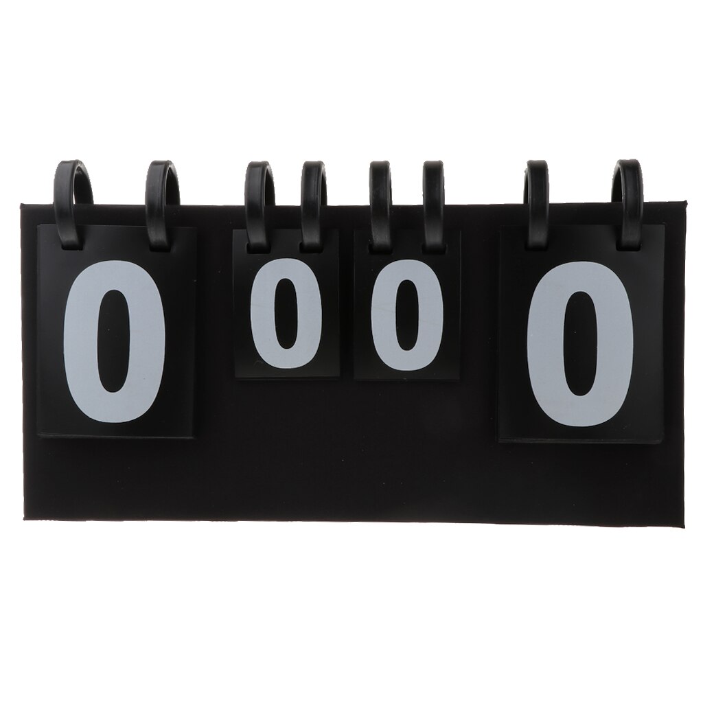 Durable Table Tennis, Basketball Flip Scoreboard PVC Digit for Basketball