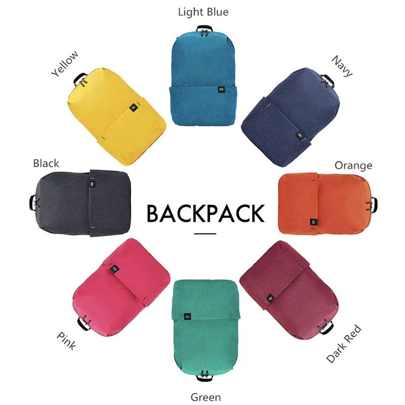 Xiaomi Mi Backpack 10L Bag 8 Colors Waterproof Leisure Sports Chest Pack Bags Unisex for Mens Women Child Backpack