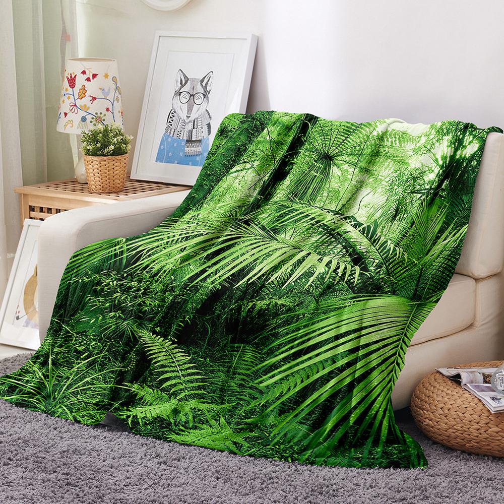 Onglyp grønt blad skov sengetøj –