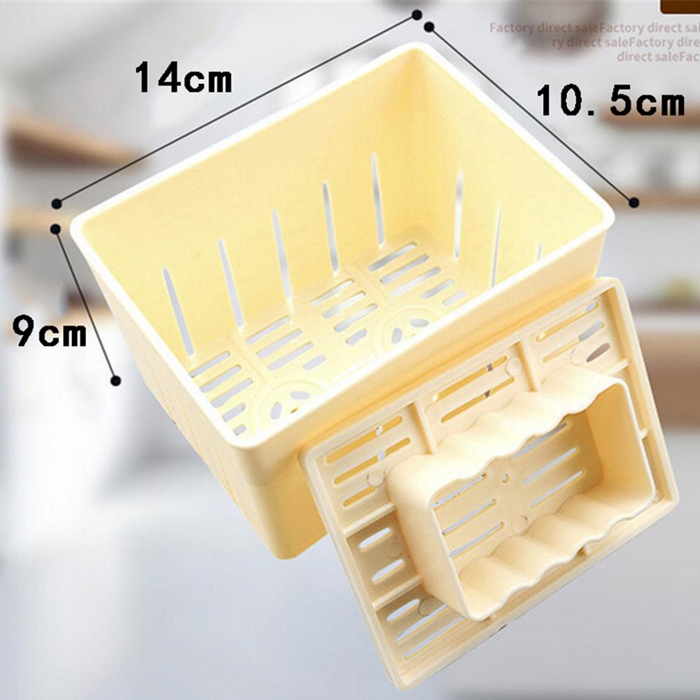 Bricolage en plastique Tofu presse moule maison Tofu moule soja caillé Tofu faisant moule avec fromage tissu cuisine ensemble d'outils de cuisson