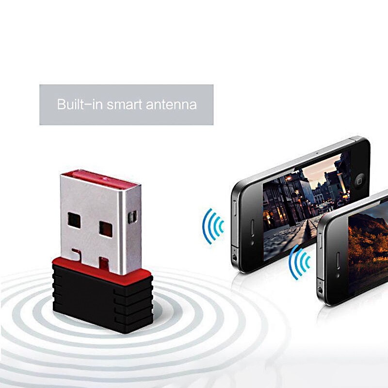 Wireless USB WiFi Adapter 300Mbps wi fi Dongle PC Network Card Dual Band wifi 2.4G Adapter Lan USB Ethernet Receiver AC Wi-fi