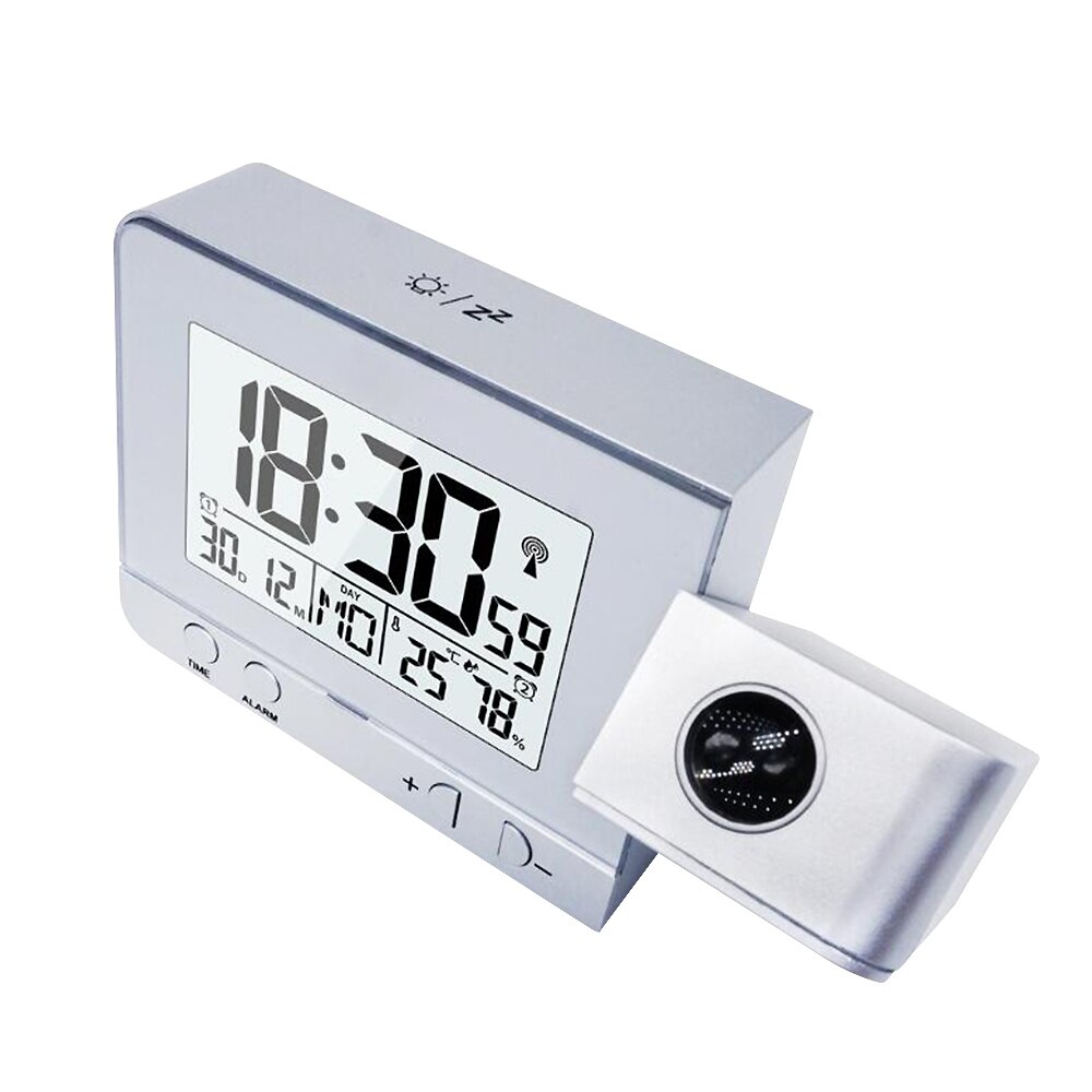 Digital Weather Station Wireless RCC Radio Controlled Time Alarm Clock with Outdoor Temperature Thermometer Humidity Hygrometer3