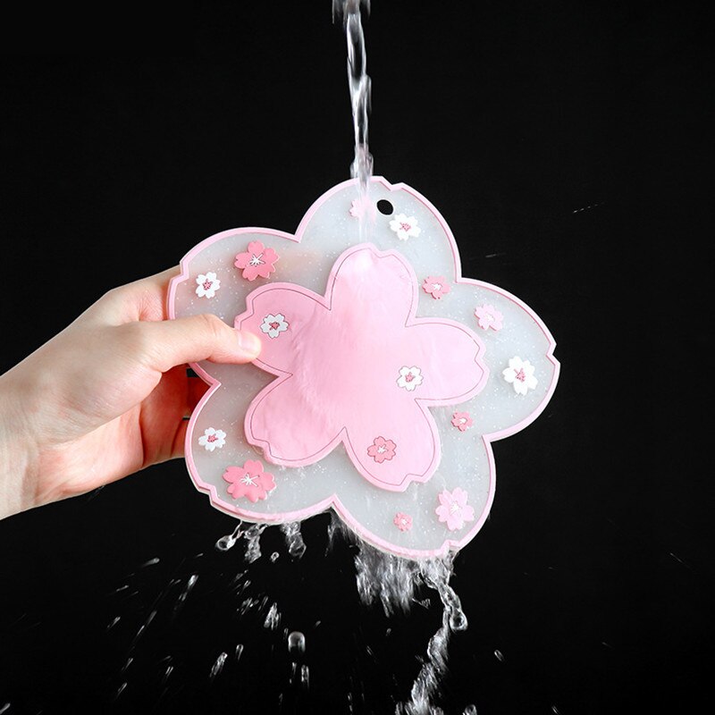 Cherry Blossom Isolatie Tafel Mat Familie Kantoor Anti-Skid Thee Cup Melk Mok Koffie Cup Bureau Pad