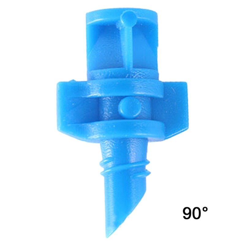 Atomización de refracción de 180 grados, 50 Uds. Por paquete de microaspersores simples, para jardinería, riego por ahorro de agua, 90, 360: BL