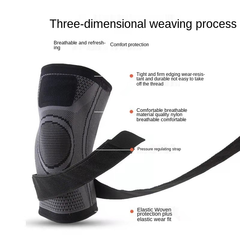 Ginocchiere a gomito regolabili personalizzate del produttore/ginocchiera manica a compressione coppia supporto per ginocchio/supporto per articolazione del ginocchio