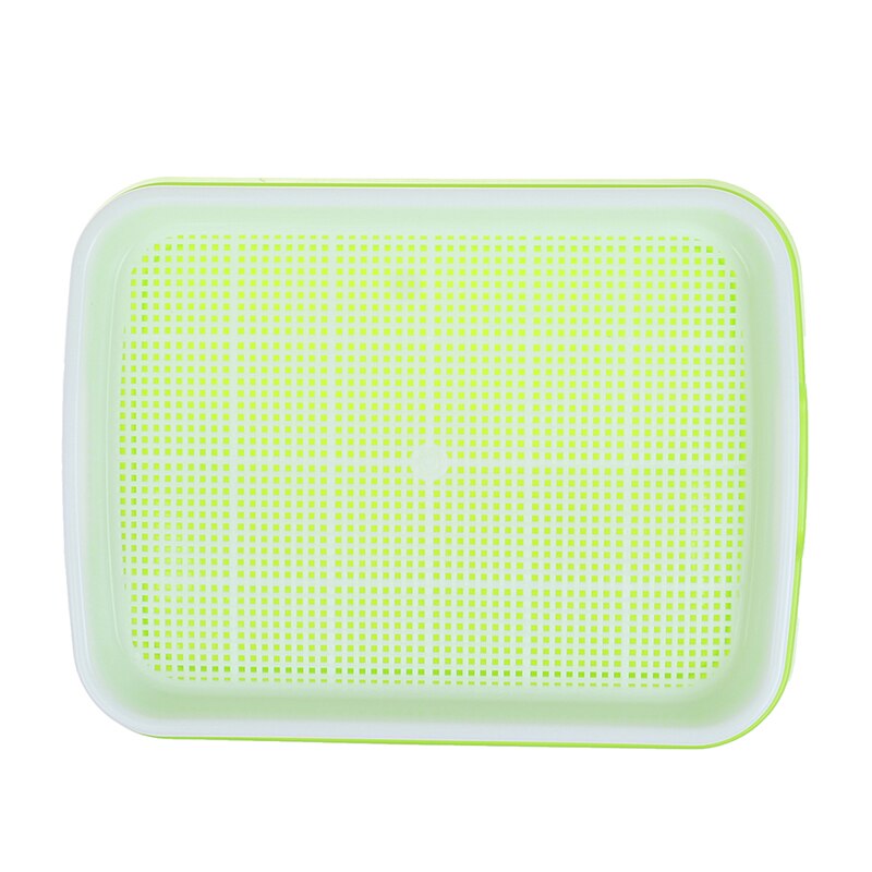 1 Set Seedling Tray Plastic Double-Layer Seedling Nursery Tray Hydroponics Basket