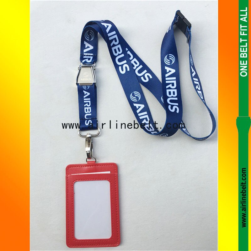 Airbus aircraft buckle lanyard with ID card holders Simple, convenient and durable great Aviation enthusiasts: 13