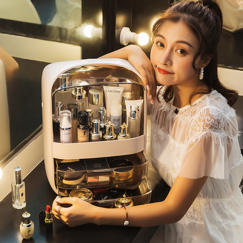 Mode Acryl Cosmetische Box Transparante Make-Up Sieraden Lade Home Storage Boxs Multifunctionele Reizen Cosmetische Organizer