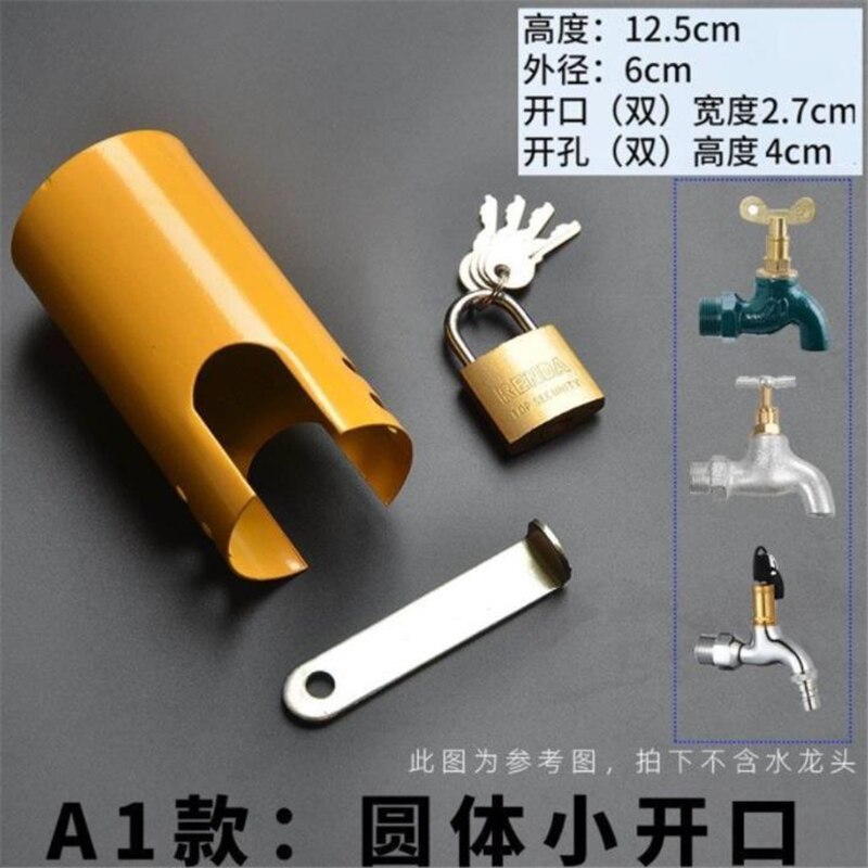 1 Set Outdoor Faucet Lock Tap Outdoor Garden Tap Valve Padlock Protection Home Improvement Faucet Accessories