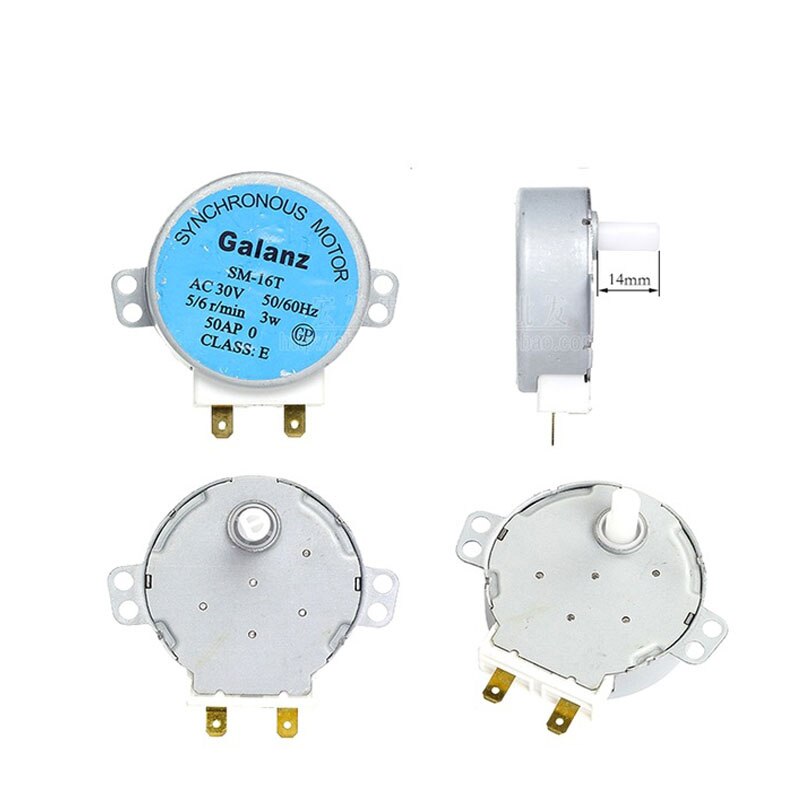 Piezas de horno microondas de 30V, Motor de bandeja, horno microondas, Motor giratorio