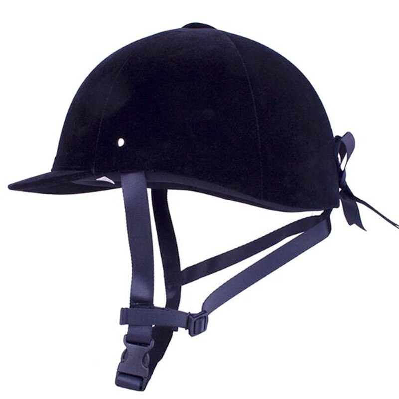 Cavassion Klassische Samt Unadjustable Reithelm in Reiten Sport
