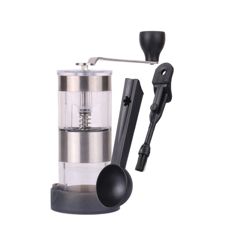Manuelle Kaffeemhle Edelstahl 6 Stufen - Hand Kaffeemhle Tragbar Fr  Camping & Zuhause
