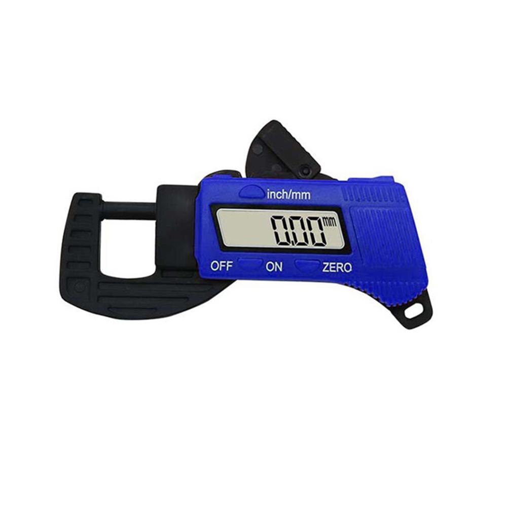 Portable High Precision Thickness Measuring Instrument Electronic Digital Display Lateral Thickness Gauge Width Gauging Tools: blue