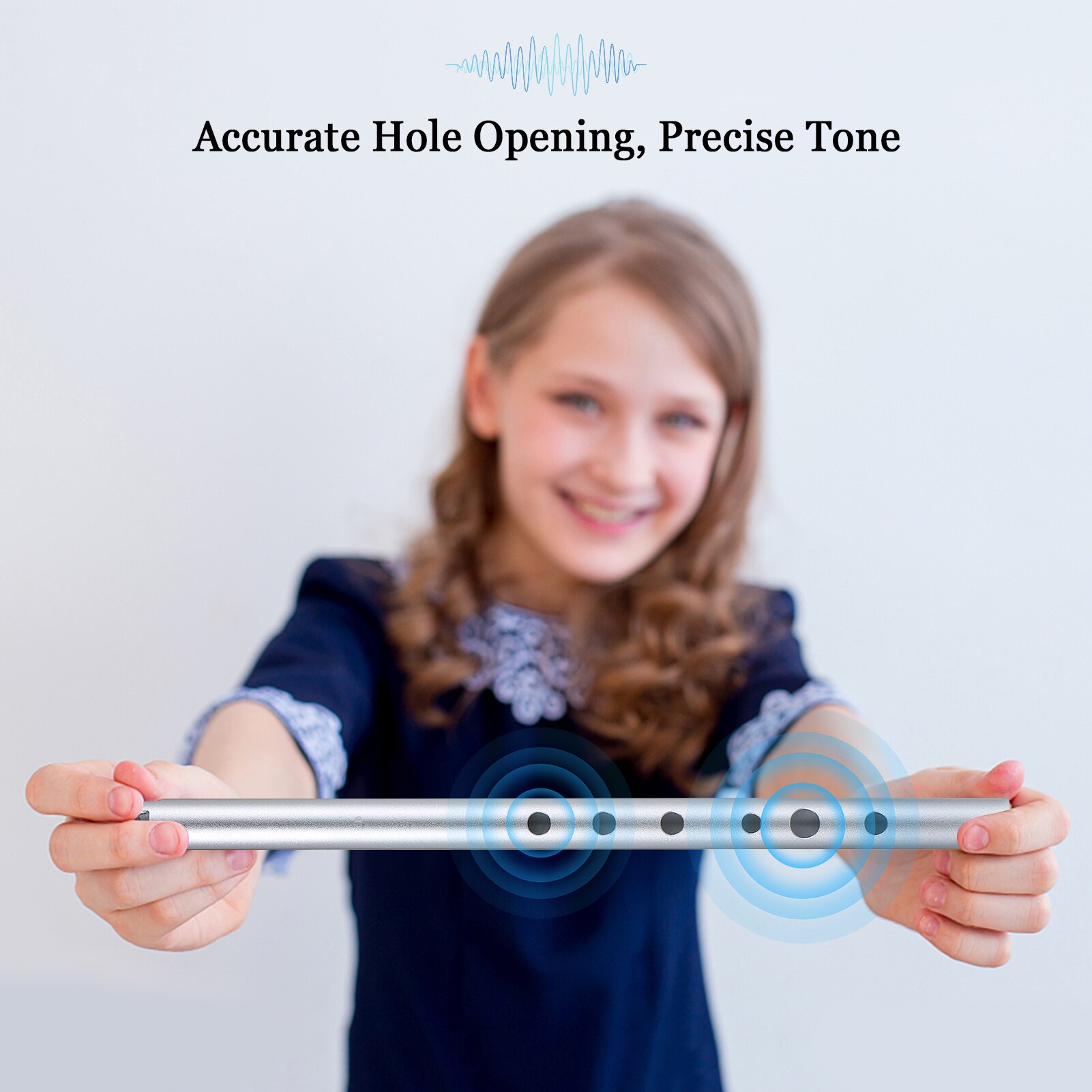 Irish Whistle Traditional Tin Penny Whistle 6 Holes Flute Wind Music Instrument for Beginners Intermediates &amp; Experts- Key C D