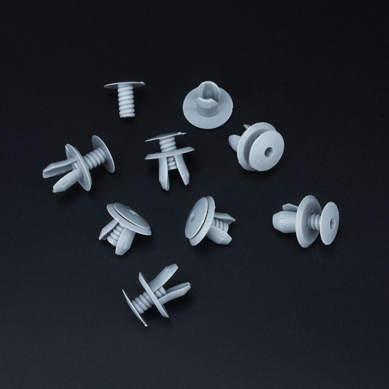 50 Stuks Auto Fasteners Trim Panel Lining Clips Grijs Plastic Houder Rievts Voor Vw Volkswagen T4 T5 Transporter Eurovan
