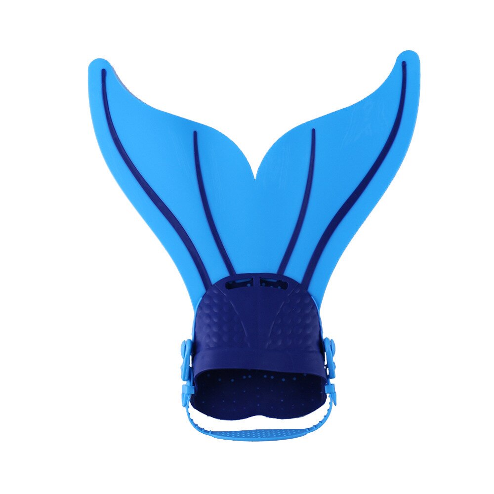 Palmes de natation sirène pour enfants, en Silicone, pour pieds de plongée, queue de baleine, monopalme, équipement de natation