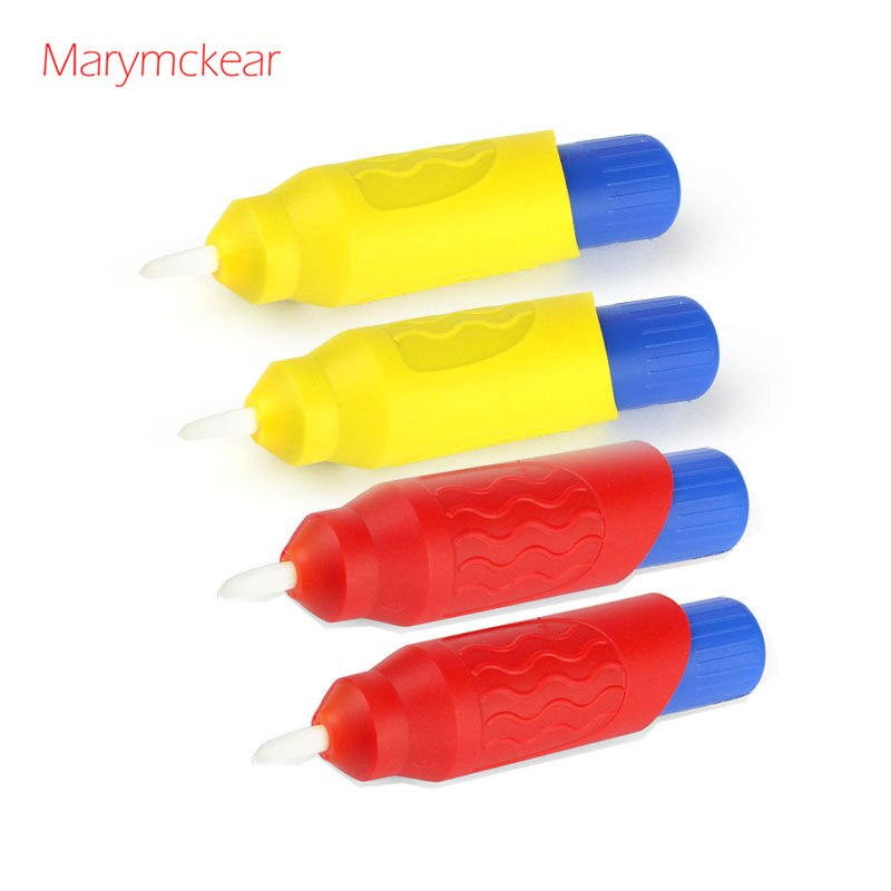 Penn for tegnematte magisk vannpenn penselpenner 9.5 x 1.8cm tegneleke bytt tilbehør for maling leketøy utdanning leketøy: 2 stk rød 2 stk gul