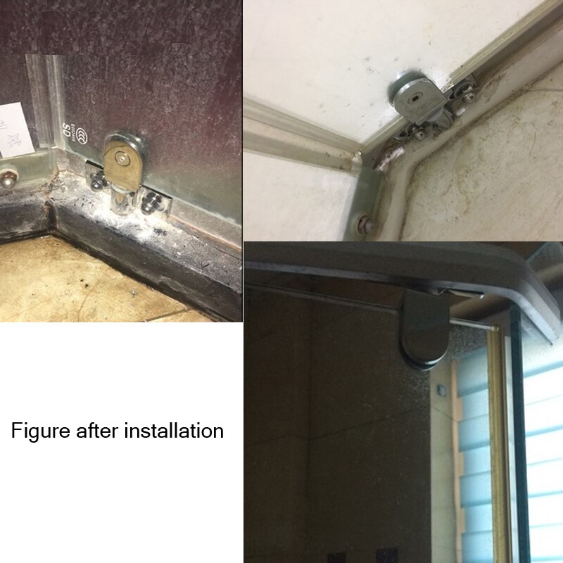 Bathroom Glass Door Clip Clamp Hinge Holder Shelf Rotating Door Shaft Zinc Alloy And Stainless Steel Glass Showcase Shelf Stand