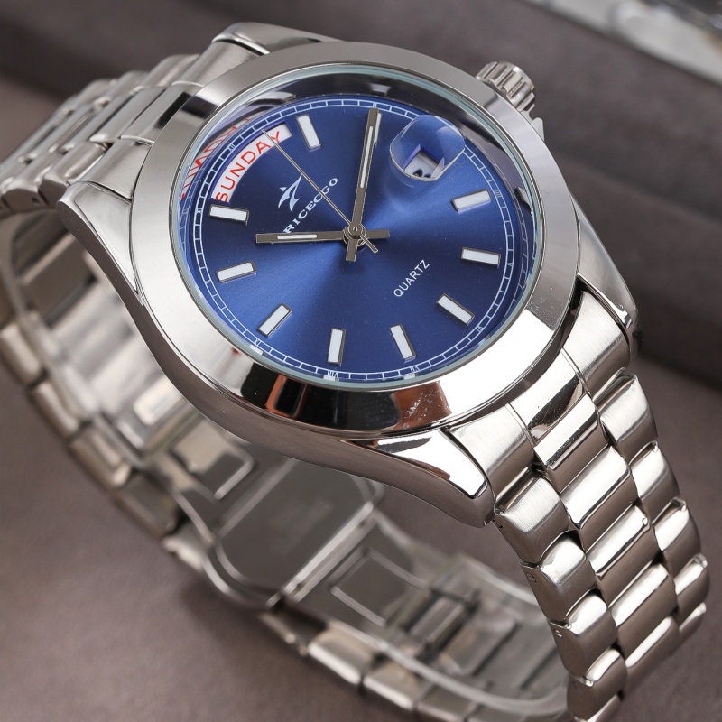 Modeuhr, lässige Uhr für Herren, Geschäft, Alltag, Edelstahl, Quarz-Armbanduhr, Uhr für Paare, Vater,