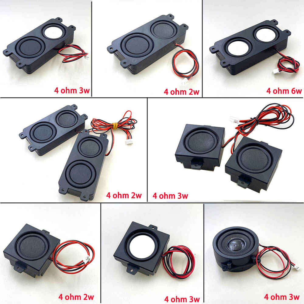 Mini altavoz ultrafino, 4Ohm, 2W / 4Ohm, 3W /4 Ohm, 6W, piezas de altavoz de cavidad, bocina de cavidad de rango completo, altavoz pequeño, juego de TV publicitario