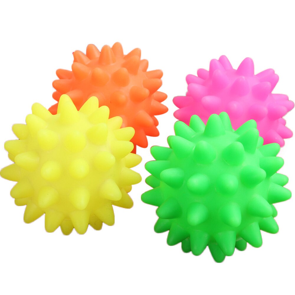 Rubberen Bal Speelgoed Mooie Hond Pet Fun Spikey Bal Bijten Kauwen En Speelgoed Tanden Schoonmaakproducten Voor Huisdier Speelgoed puppy: Default Title