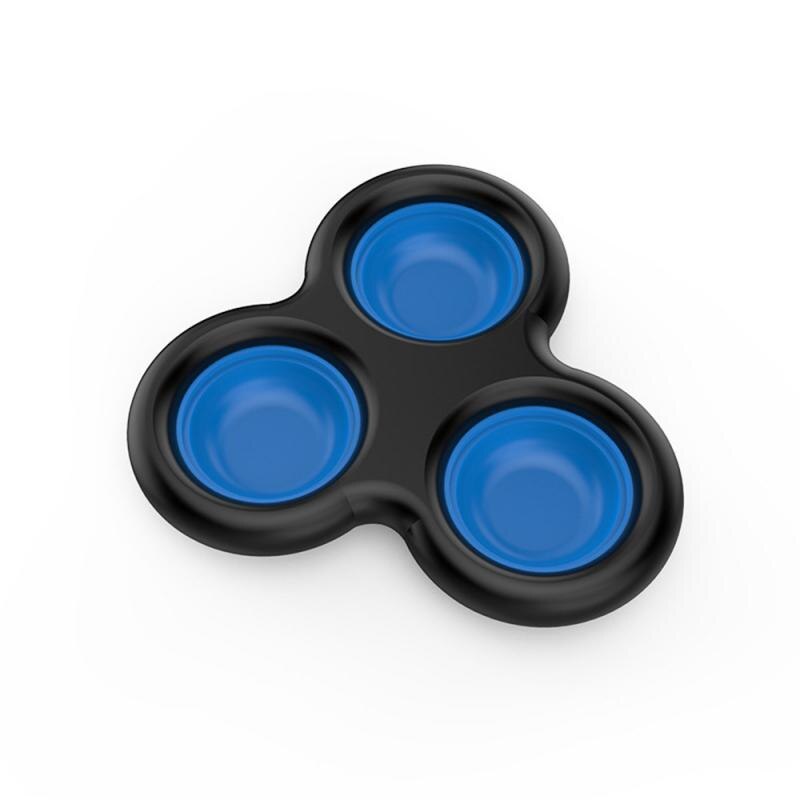 1Pc Baby Knijpen Speelgoed Creatieve Cartoon Vroege Onderwijs Intelligente Ontwikkelen Speelgoed Stress Relief Speelgoed Voor Kind Vroege Autisme Speciale nodig: blue black