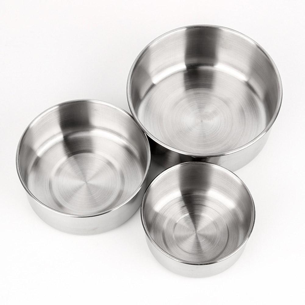 PINVNBY Edelstahl-Futternäpfe Für Vögel – 3-teiliges Set Mit Halterung & Schleifstange Für Papageien, Sittiche, Nymphensittiche & Mehr