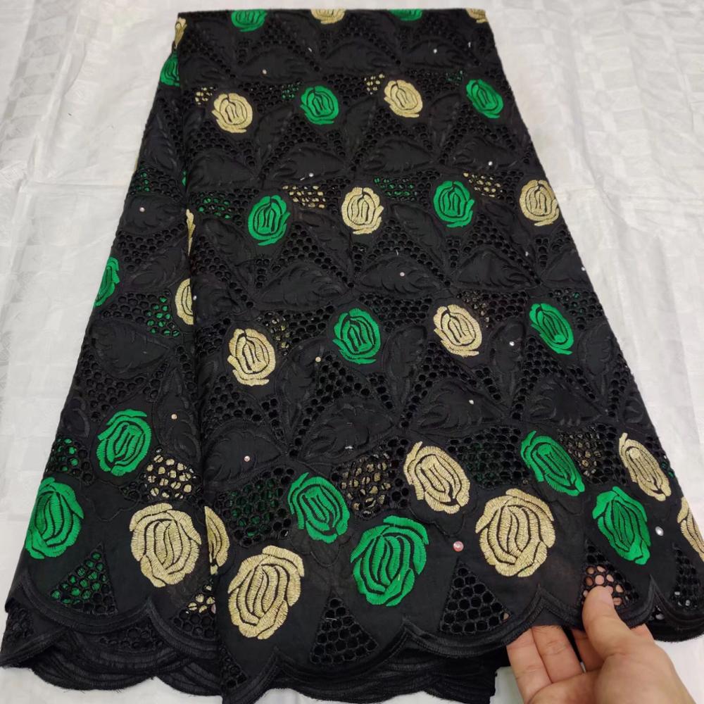 5 yard Zwitserse kant stof zware kralen borduren Afrikaanse katoen stoffen Zwitserse voile kant populaire Dubai stijl: 4